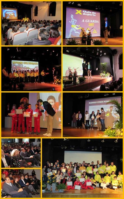 A Guarda celebrou os xitos dos seus deportistas na X Gala do Deporte Guards 