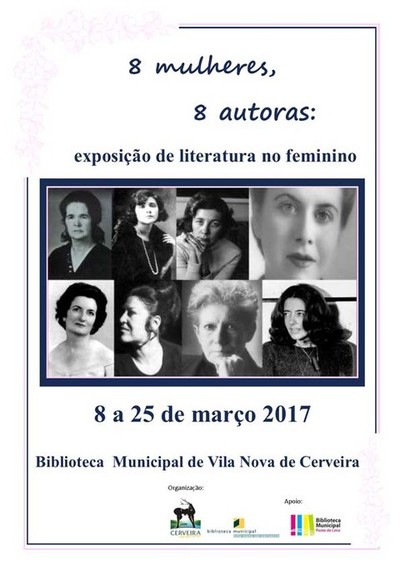Exposio de tributo a escritoras portuguesas na Biblioteca Municipal de Vila Nova de Cerveira