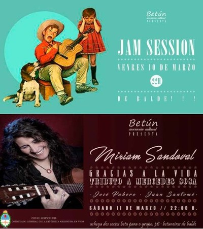 Betn recibe este sbado a la cantautora Mara Sandoval con su Tributo a Mercedes Sosa