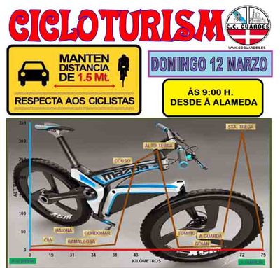 Salida del Club Ciclista Guards este domingo