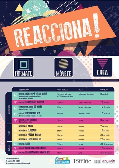 A OMIX Tomio elabora un programa multidisciplinar de cursos para o 2017