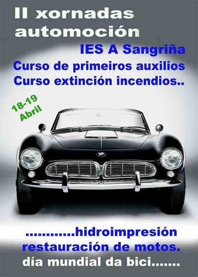 O IES A Sangria de A Guarda acolle as II Xornadas de Automocin