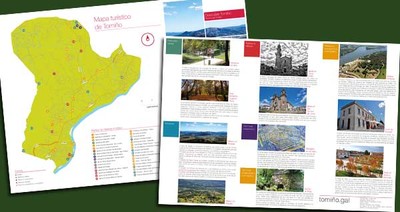 Tomio publica folletos tursticos en tres idiomas para a nova tempada estival