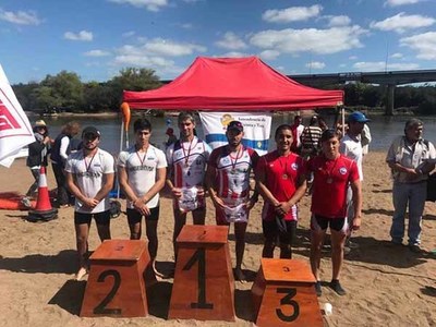 Los palistas tudenses Diego Pia e Ivn Alonso ganan en Uruguay