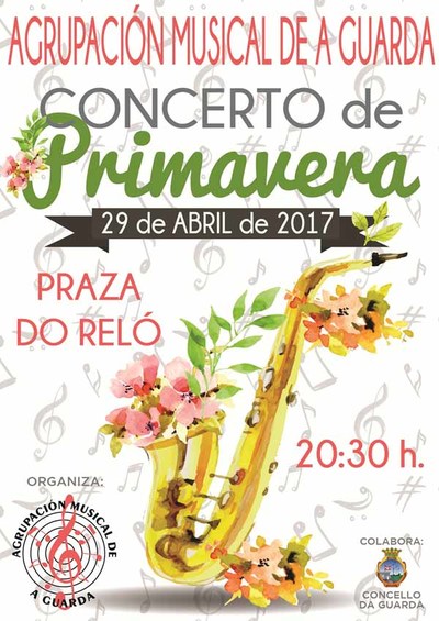 Concerto de Primavera o sbado 29 de abril na Praza do Rel de A Guarda