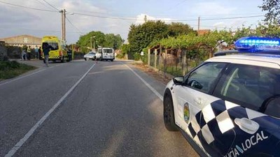 La jornada de hoy se sald con dos accidentes de trfico en la PO-350 de Tomio