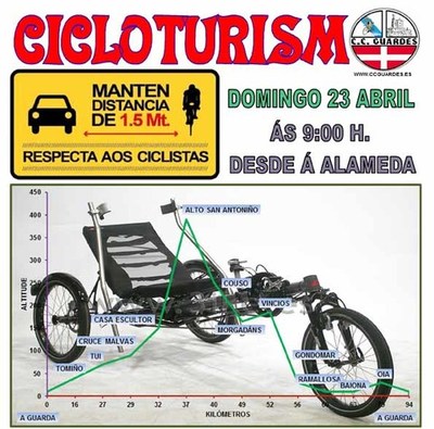 Salida del Club Ciclista Guards este domingo 23 de abril