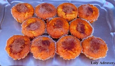 Receta: Magdalenas de manzana y coco