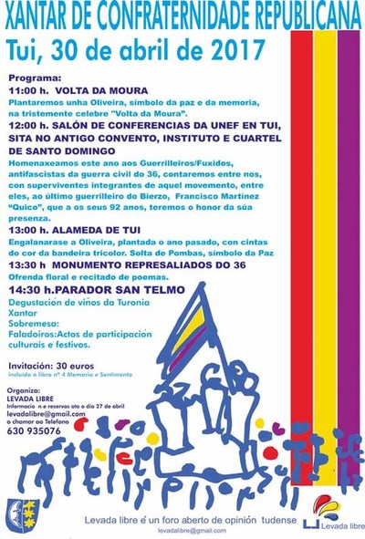 Levada Libre organiza varias actividades este domingo en Tui