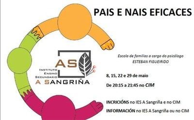 Pais e Nais do alumnado de A Guarda estn convidados a asistir  Escola de Nais e Pais eficaces