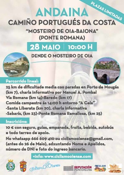 Andaina -Camio Portugus da Costa- este domingo de Oia a Baiona