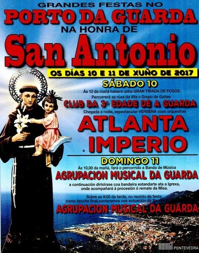 O Porto de A Guarda acolle esta fin de semana as Festas na honra de San Antonio