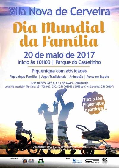 Dia Internacional da Famlia celebrado com piquenique e atividades partilhadas o 20 de maio em Cerveira