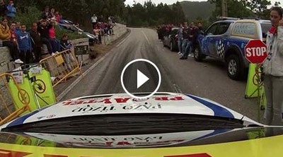 Camara On Board de Alberto Meira en la Subida a Oia