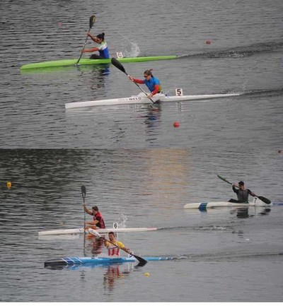 Roi Rodrguez, en la final de k-1 1.000 metros, y Teresa Portela, eliminada