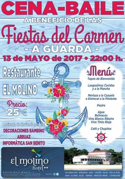 Cena-Baile a beneficio de las Fiestas del Carmen de A Guarda