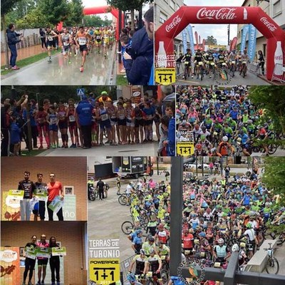 Mis de 700 deportistas, de todas as idades, encheron de color as ras de Tomio esta fin de semana