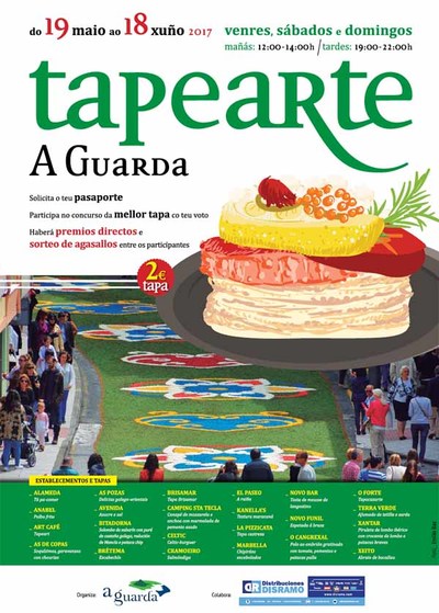 A Guarda organiza a Ruta Gastronmica Tapearte 2017 