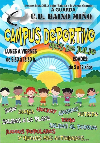 Pasa un verano diferente, con deporte y actividades al aire libre en A Guarda