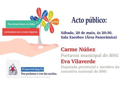 Acto pblico do BNG este sbado en Tui