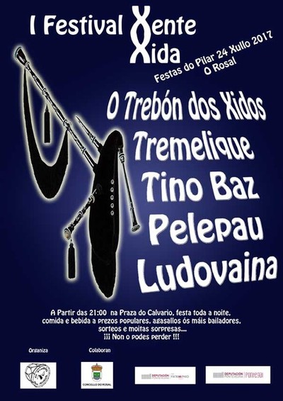 A Praza do Calvario do Rosal acolle este luns o I Festival Xente Xida