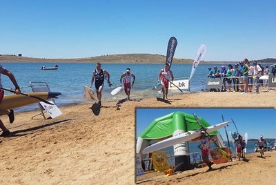 Cuatro medallas para el Kayak Tudense en la categora snior en el Campeonato de Espaa de Maratn