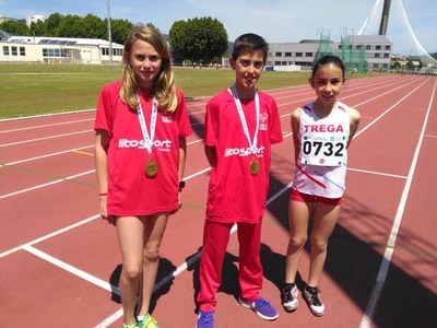 Broche de Oro para los atletas guardeses Hugo Domnguez y Marcela Rodrguez de la Sociedad Atltica Trega