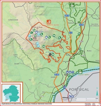 Medio Ambiente celebra o Da Europeo dos Parques Naturais con actividades este mrcores no Monte Aloia de Tui 