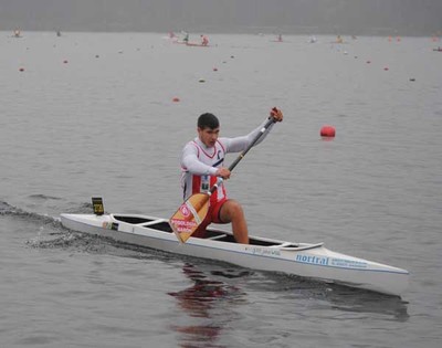 Los palistas del Kayak Tudense Brais Cass y Roi Rodrguez, en la Copa del Mundo de Szeged (Hungra)