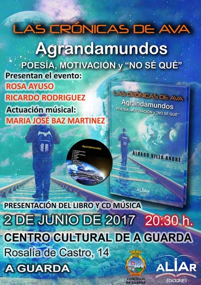 Presentacin do novo libro e disco de lvaro Villa, -As crnicas de Ava - Agrandamundos- o venres na Guarda