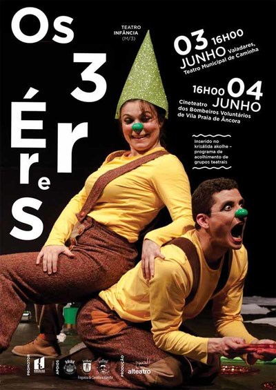 Os 3 Erres sobre ao palco do Valadares de Caminha no da 3 de junho