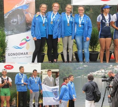 El remo Tui Oro y Plata en Gondomar (Portugal)