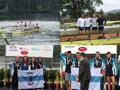 Buen balance final del Club Remo do Mio en la 37 Regata Internacional de Gondomar de Oporto