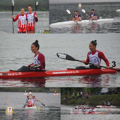 Siete medallas para el Kayak Tudense en la Copa de Espaa segundo ahora en la liga de pista Hernando Calleja