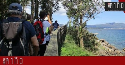 Especial - Vecinos de Caminha y A Guarda participaron en una Ruta por la Illa de Arousa