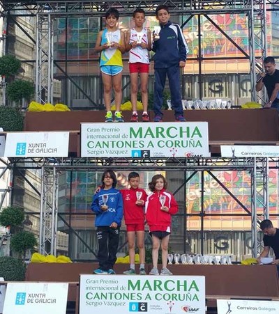 Destacadas victorias de los hermanos Sierpes Pereira en el Memorial Josefina Romero de marcha atltica