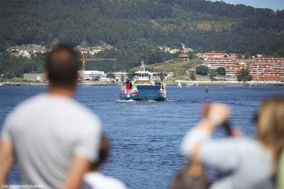Horario semanal do ferry A Guarda ? Caminha  ata o domingo 11 de xuo