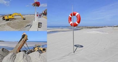 Areal de Vila Praia de Ancora pronto para receber a nova poca balnear