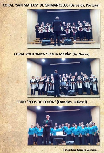 O Auditorio do Rosal acolleu o V Concerto Coral Ecos do Vern