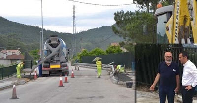 Coa construcin dun paso sobreelevado na Ponderosa en Rebordns comezaron as obras do Plan Mvese en Tui 