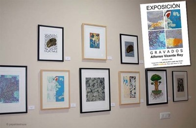 O guards Alfonso Vicente expn en Vigo 20 traballos da sa obra grfica orixinal