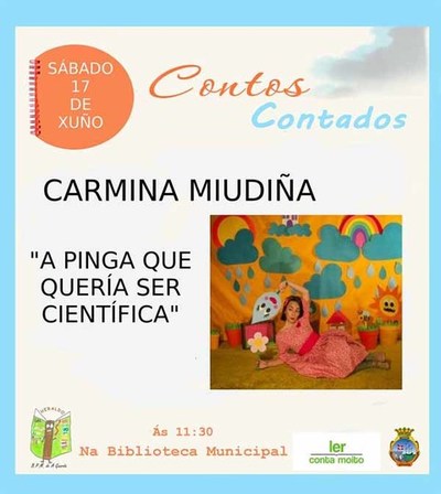 Derradeira sesin de -Contos Contados- este sbado na Biblioteca Municipal de A Guarda