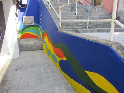 A Guarda conta cun novo mural pintado urbano