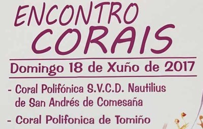 Encontro de Corais este domingo en Tomio