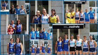 El Club Remo Tui vuelve del Campeonato Gallego de Remo Olmpico con un 75% de sus tripulaciones en pdium