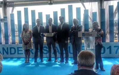 Os areais guardeses de Area Grande e O Muo reciben o galardn de Bandeira Azul