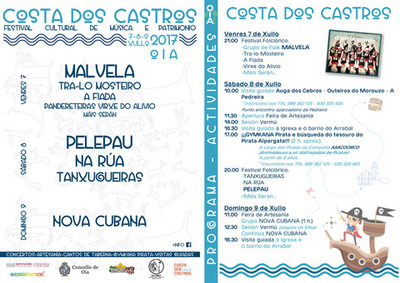 O Festival Costa dos Castros chega esta fin de semana a sa 2 edicin en Oia