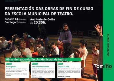 A Escola Municipal de Teatro de Tomio clausura o curso con tres obras diferentes