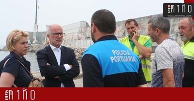 Especial - A reparacin dos danos no peirao de A Guarda estarn rematadas no outono