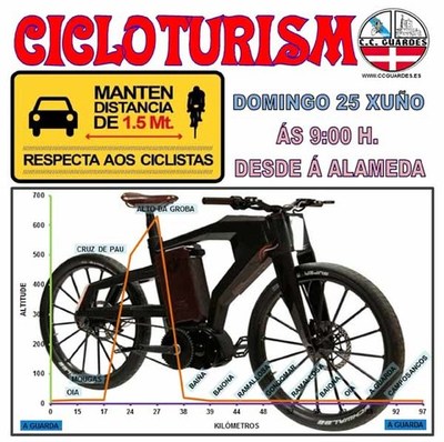 Salida del Club Ciclista Guards este domingo 25 de junio